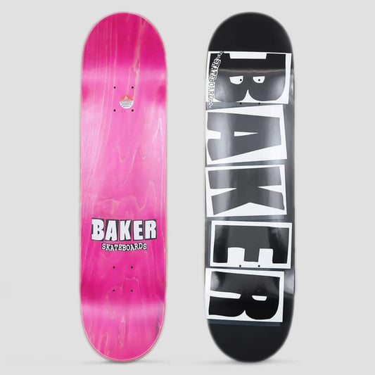 Baker 8 Brand Logo Skateboard Deck Black / White