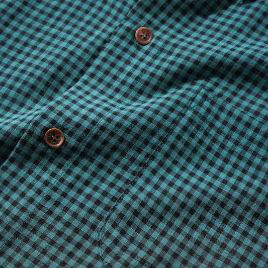 Butter Goods Gingham Short Sleeve Shirt Pine / Black