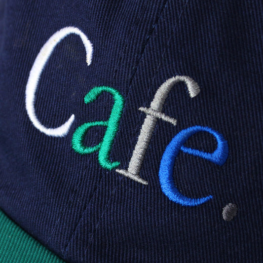 Skateboard Cafe JLH Embroidered 6 Panel Cap Navy / Green