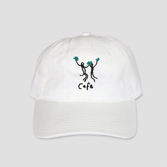 Skateboard Cafe Unity Embroidered 6 Panel Cap White