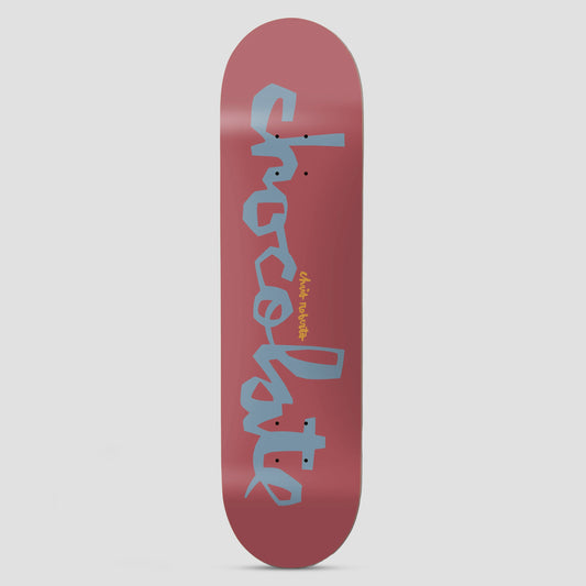 Chocolate 8.125 OG Chunk Chris Roberts Skateboard Deck Red
