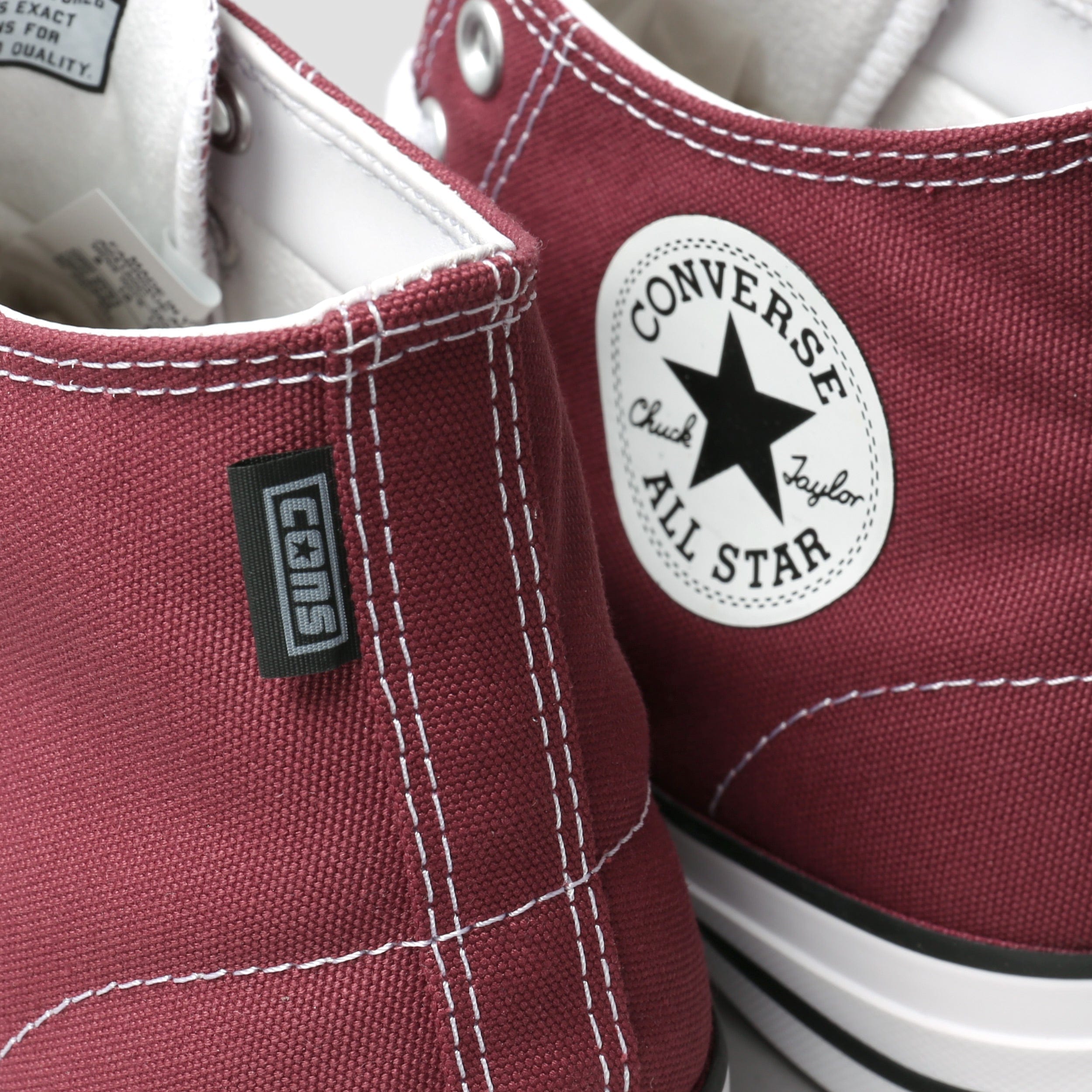 Converse CTAS Pro Mid Shoes Cherry Vision White White Slam City Skates