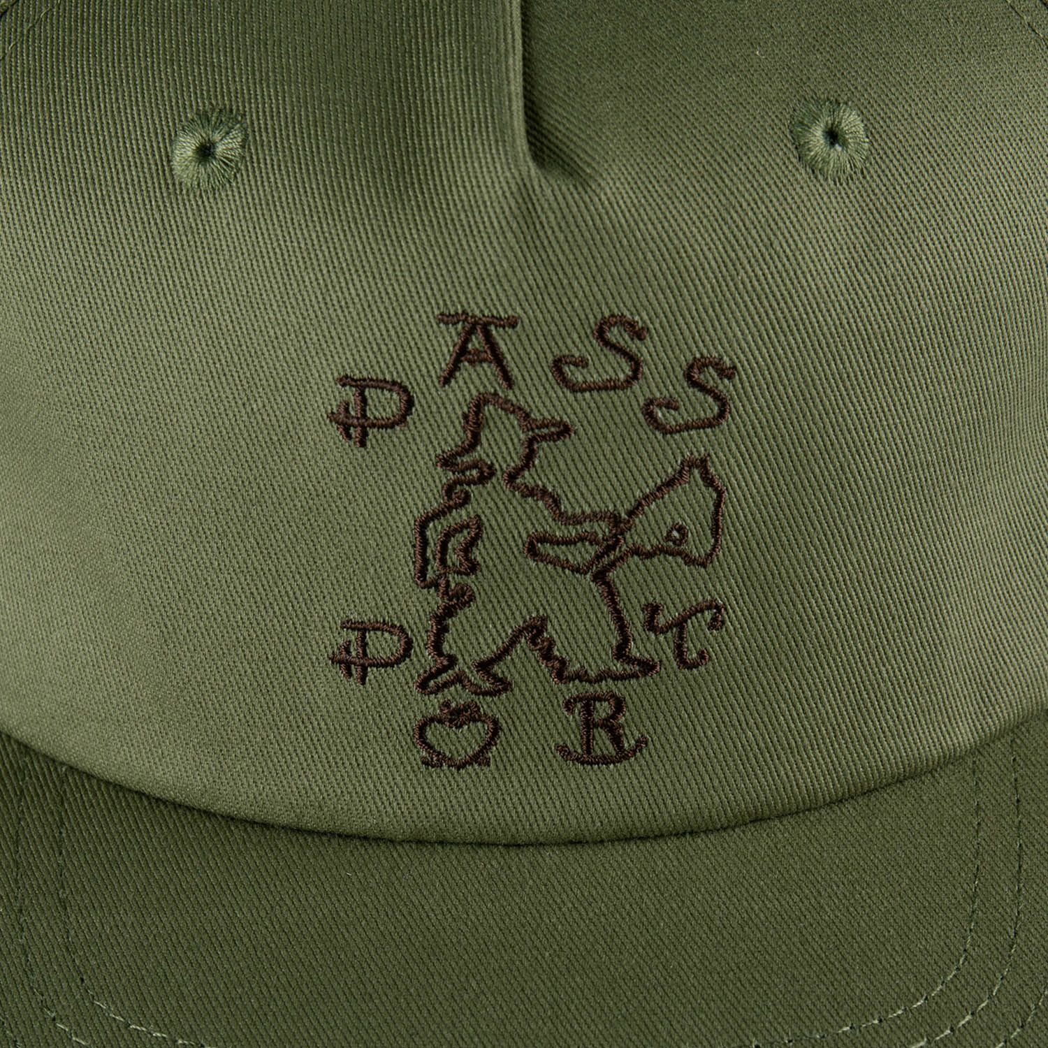 PassPort Cowpoke Workers Cap Military Green