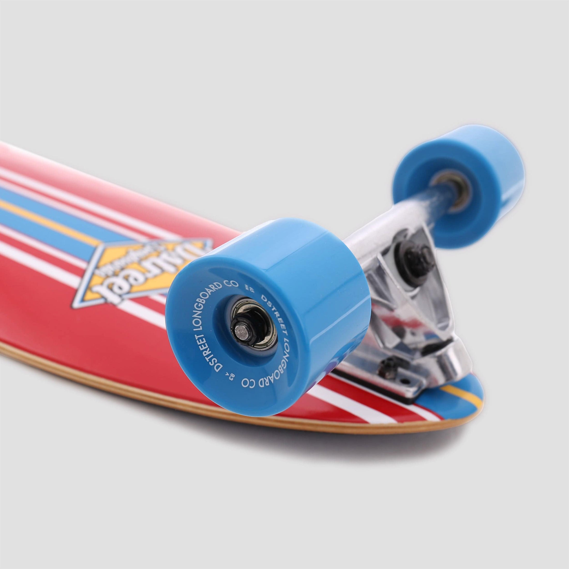 D Street 35 Pintail Ocean Complete Skateboard Cruiser Red