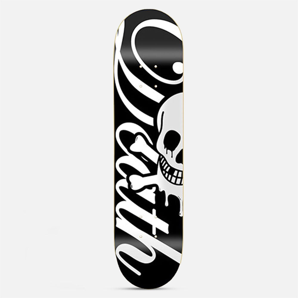 Death Skateboards 8.375 Script Popsicle 2 Skateboard Deck Black / White