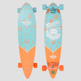 Load image into Gallery viewer, Dusters 38 Crusin Zodiac Longboard Blue / Orange
