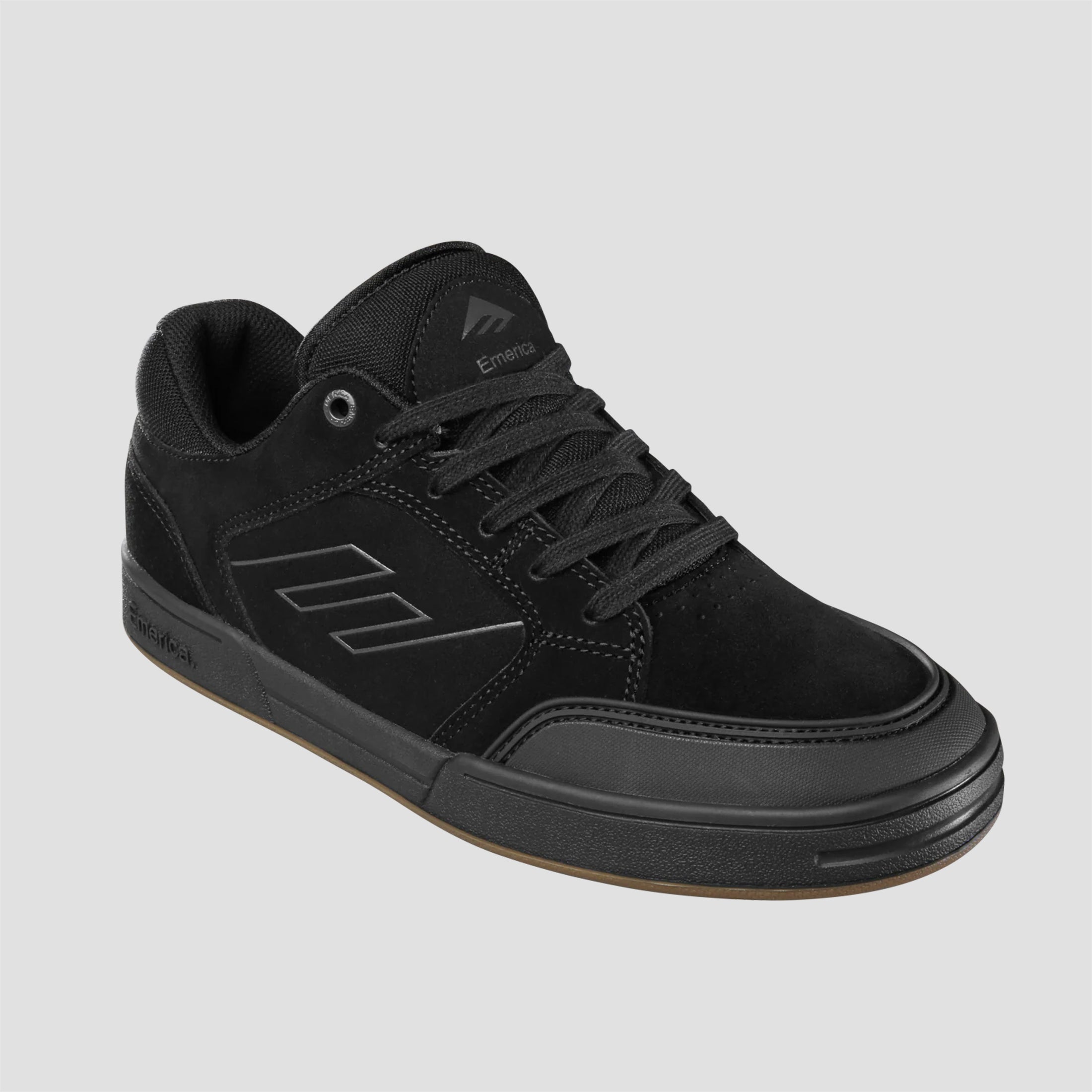 Emerica Heretic Skate Shoes Black / Black