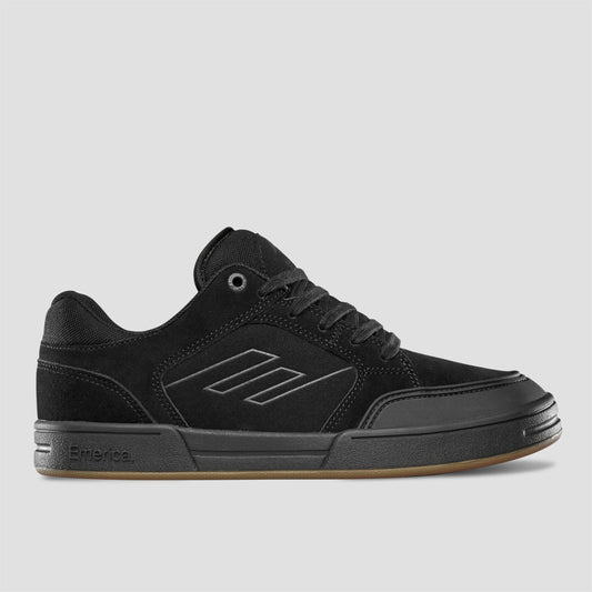 Emerica Heretic Skate Shoes Black / Black