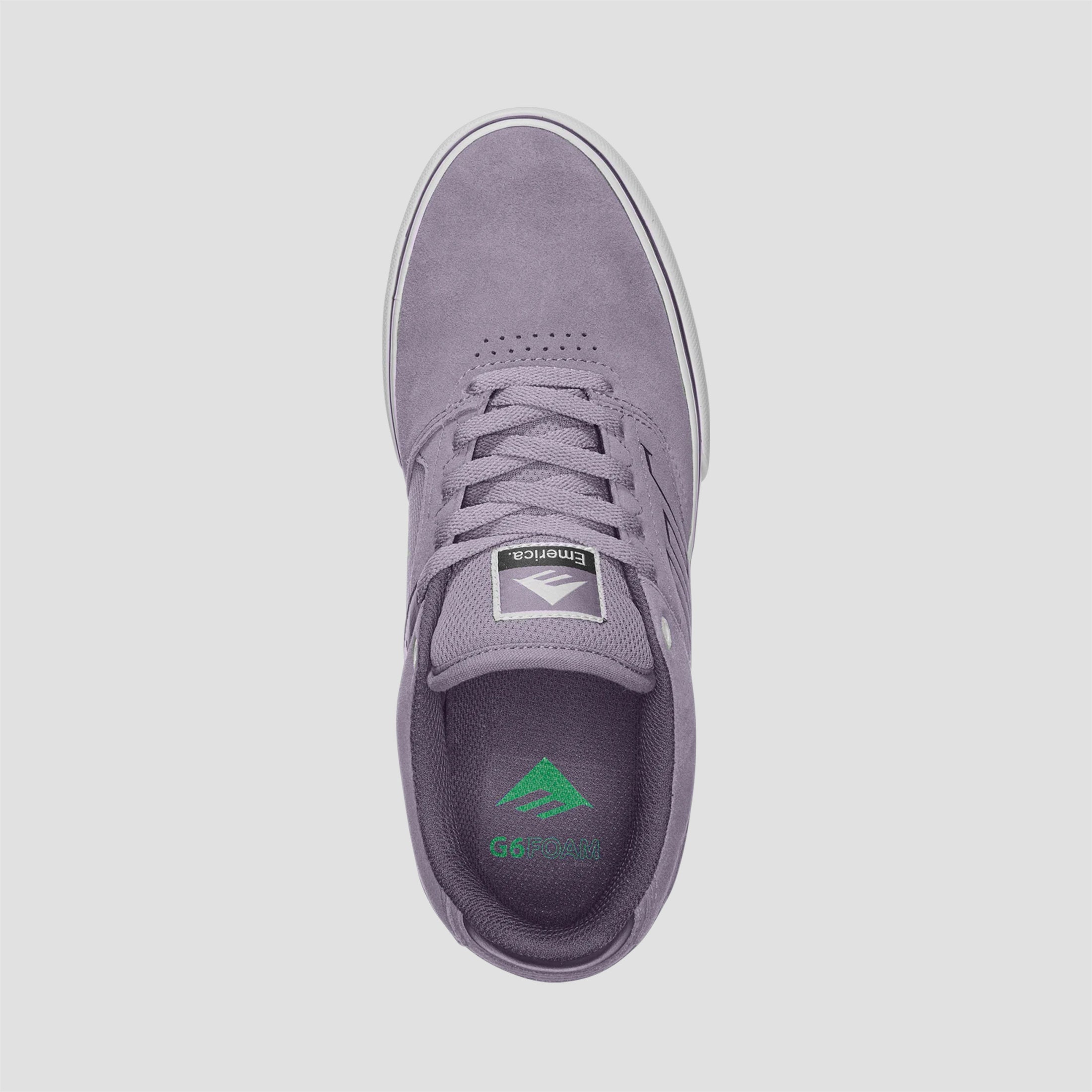 Emerica The Low Vulc Skate Shoes Lavender