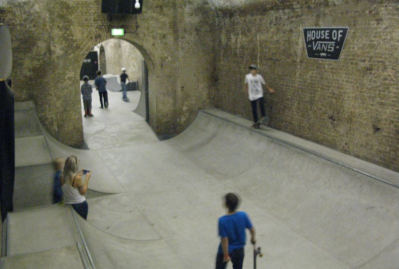 Vans shop skatepark london