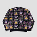 Load image into Gallery viewer, PassPort Faces Knit Crew Black
