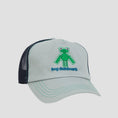 Load image into Gallery viewer, Frog Perfect Frog Trucker Cap Grey / Navy
