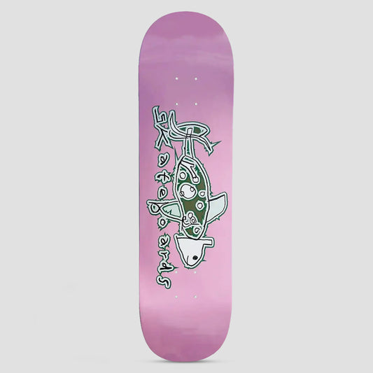 Frog 8.25 Rainbow Fish Skateboard Deck Pink