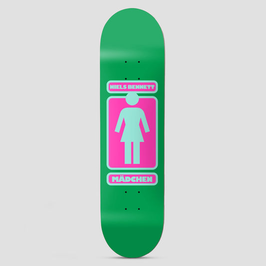 Girl 8.25 93 Til Niels Bennett Skateboard Deck Green