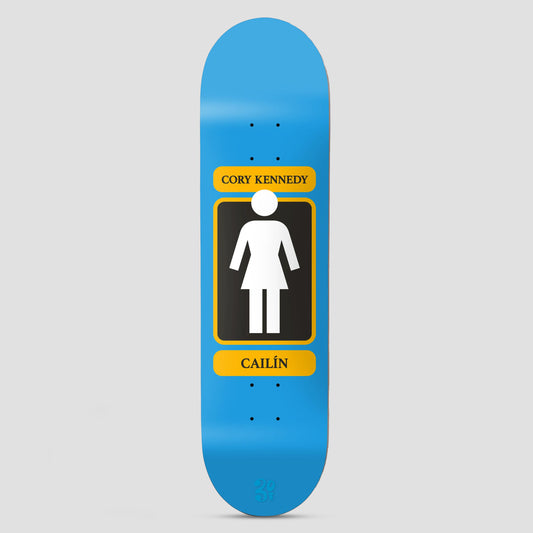 Girl 8.5 93 Til Cory Kennedy Twin Tip Skateboard Deck Blue