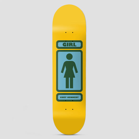 Girl 8.375 Cory Kennedy 93 Til' Skateboard Deck Yellow