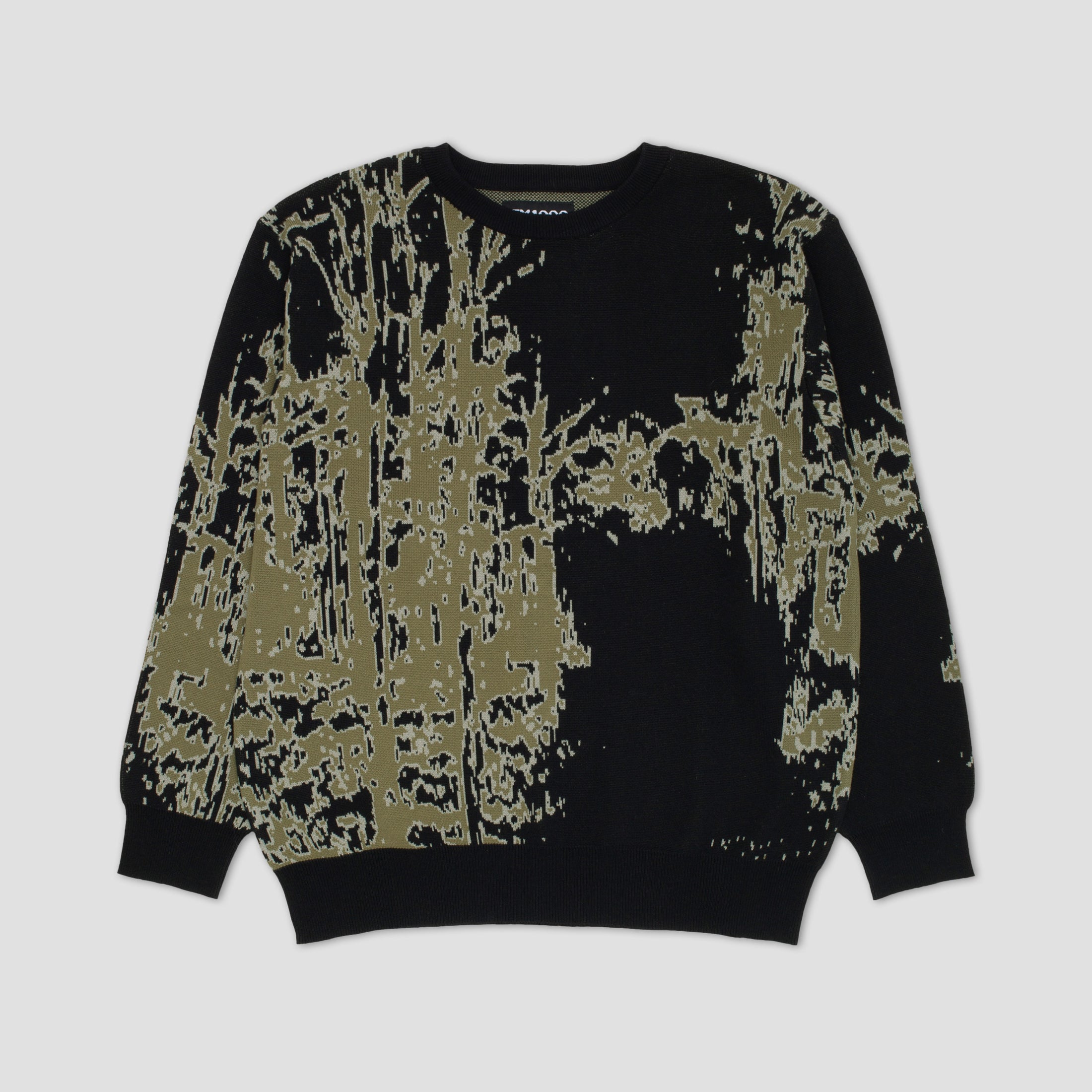 GX1000 Forest Jacquard Knit Sweater Black