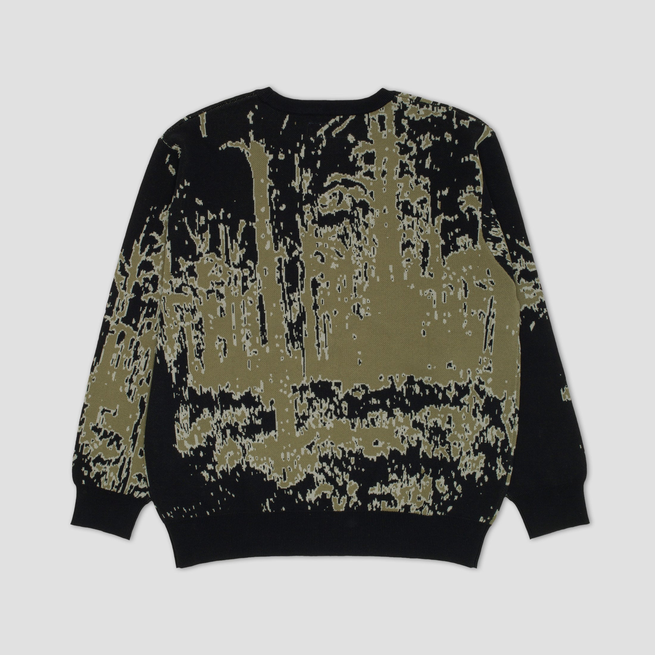 GX1000 Forest Jacquard Knit Sweater Black