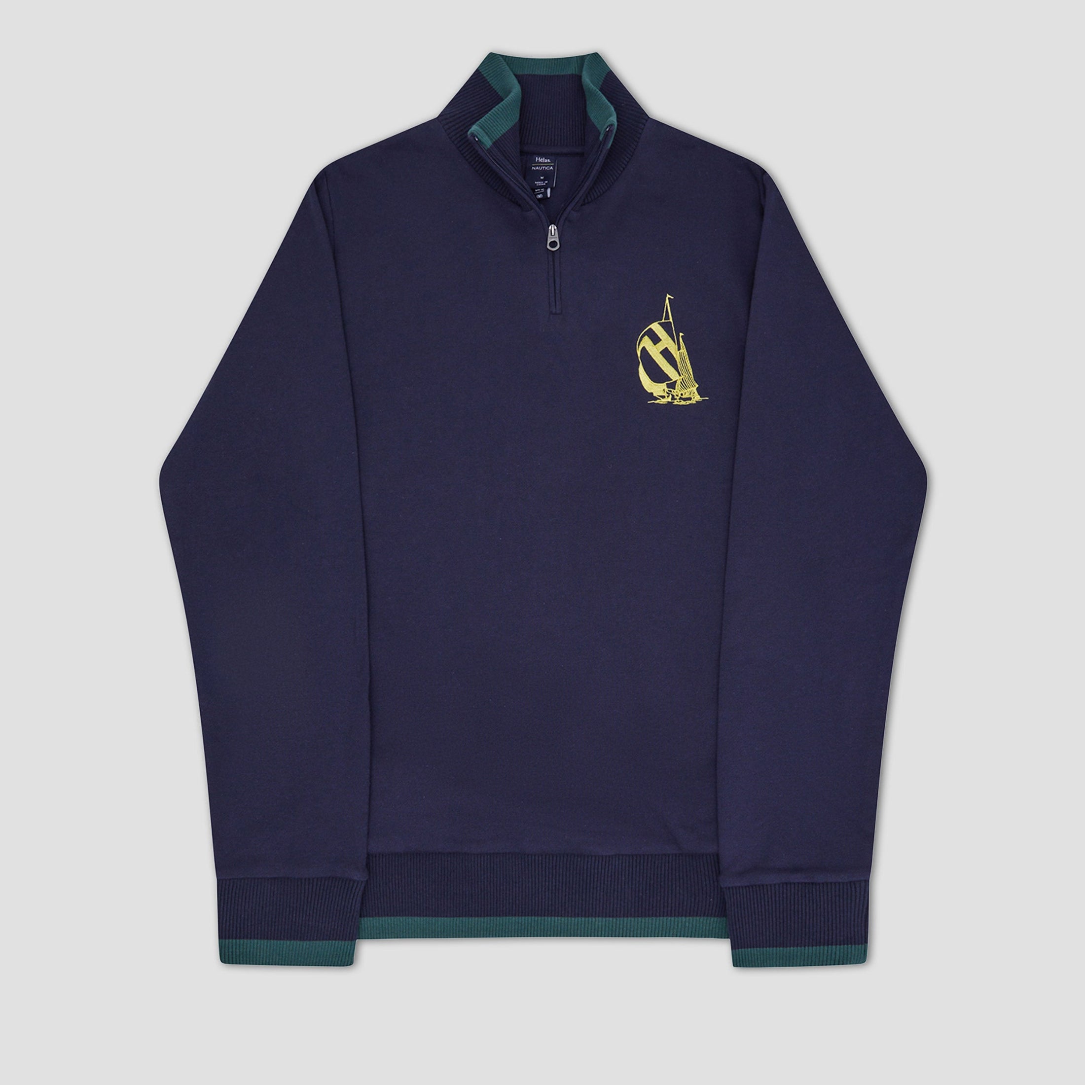 Helas x Nautica Quarter Zip Navy