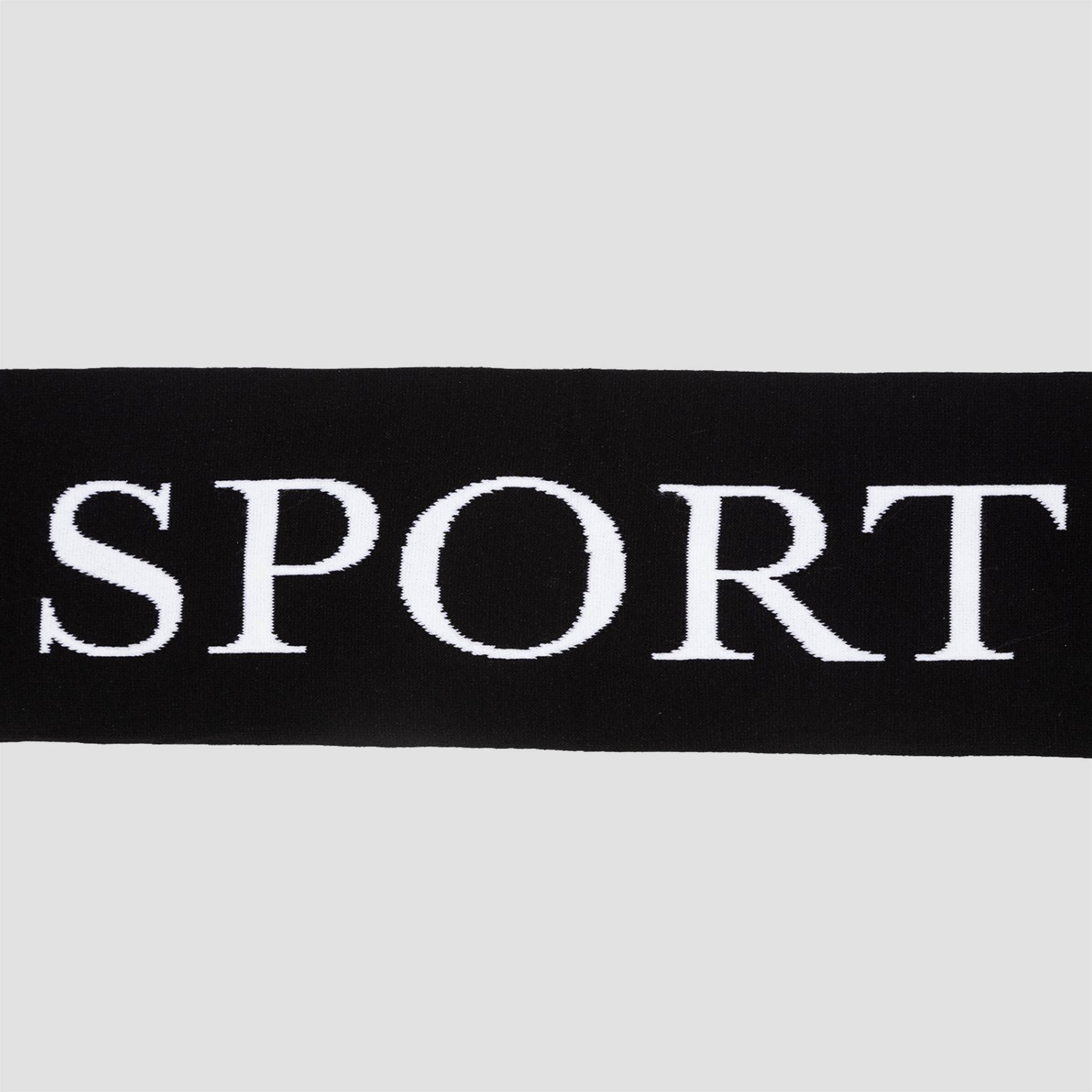 Helas Sport Reversible Scarf Black / White