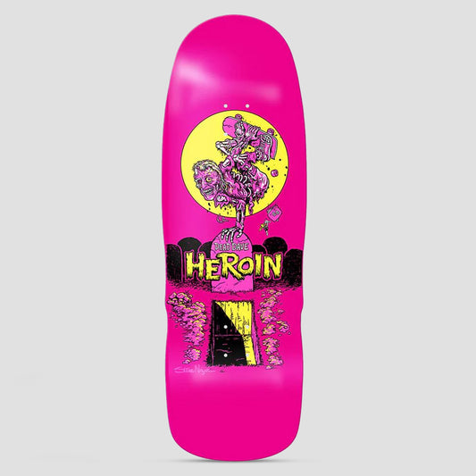 Heroin 10.4 Dead Dave Zombie Mutant Skateboard Deck Pink