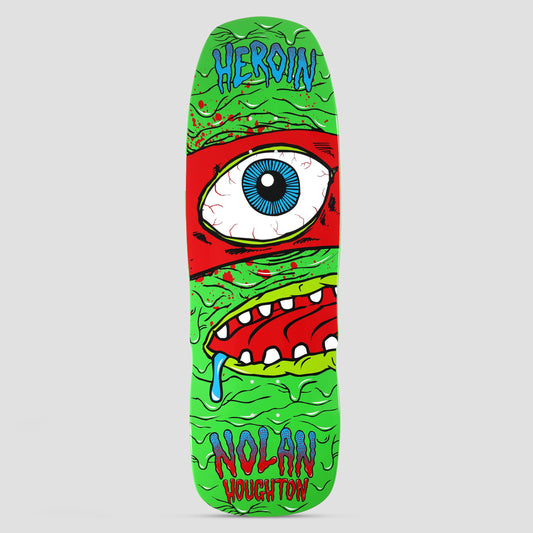 Heroin 10.1 Nolan Shovel Mutant Skateboard Deck Green