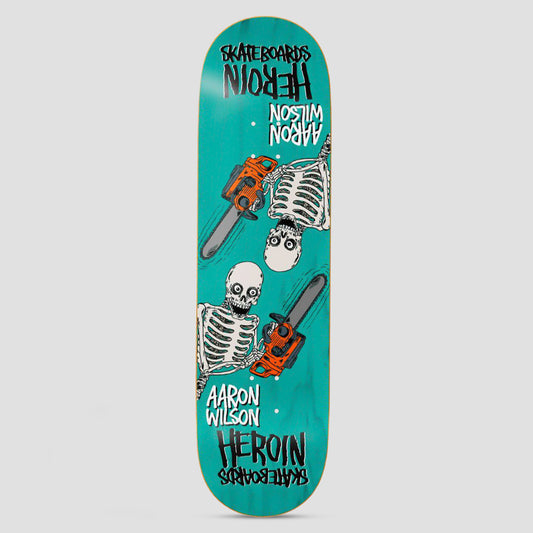 Heroin 8.5 Aaron Wilson Chainsaw Skeletons Deck