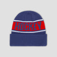 Load image into Gallery viewer, Hockey Stripe Beanie Blue
