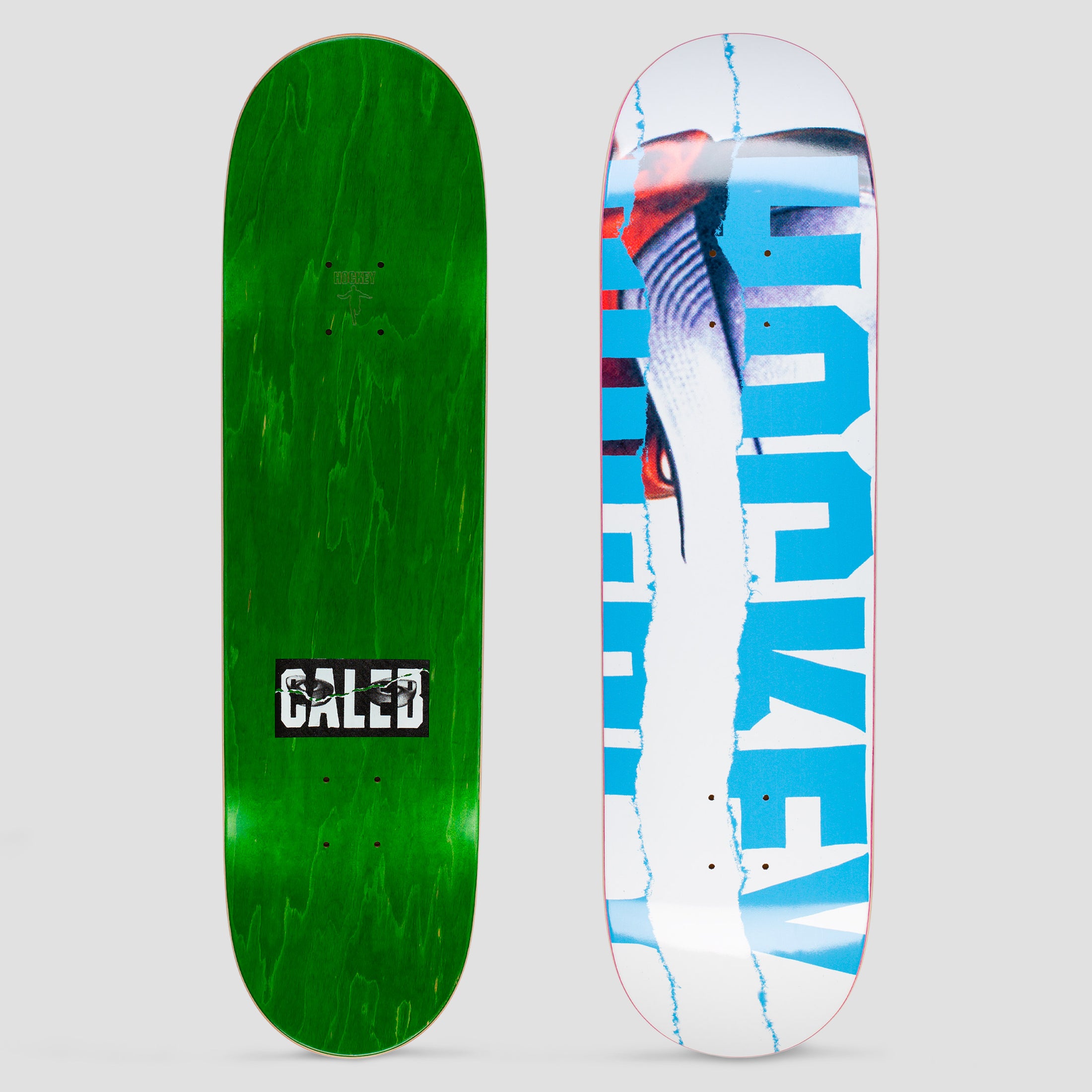 Hockey 8.38 Caleb Barnett Intro Skateboard Deck White / Blue