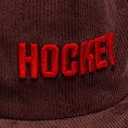 Load image into Gallery viewer, Hockey Corduroy 5 Panel Cap Brown

