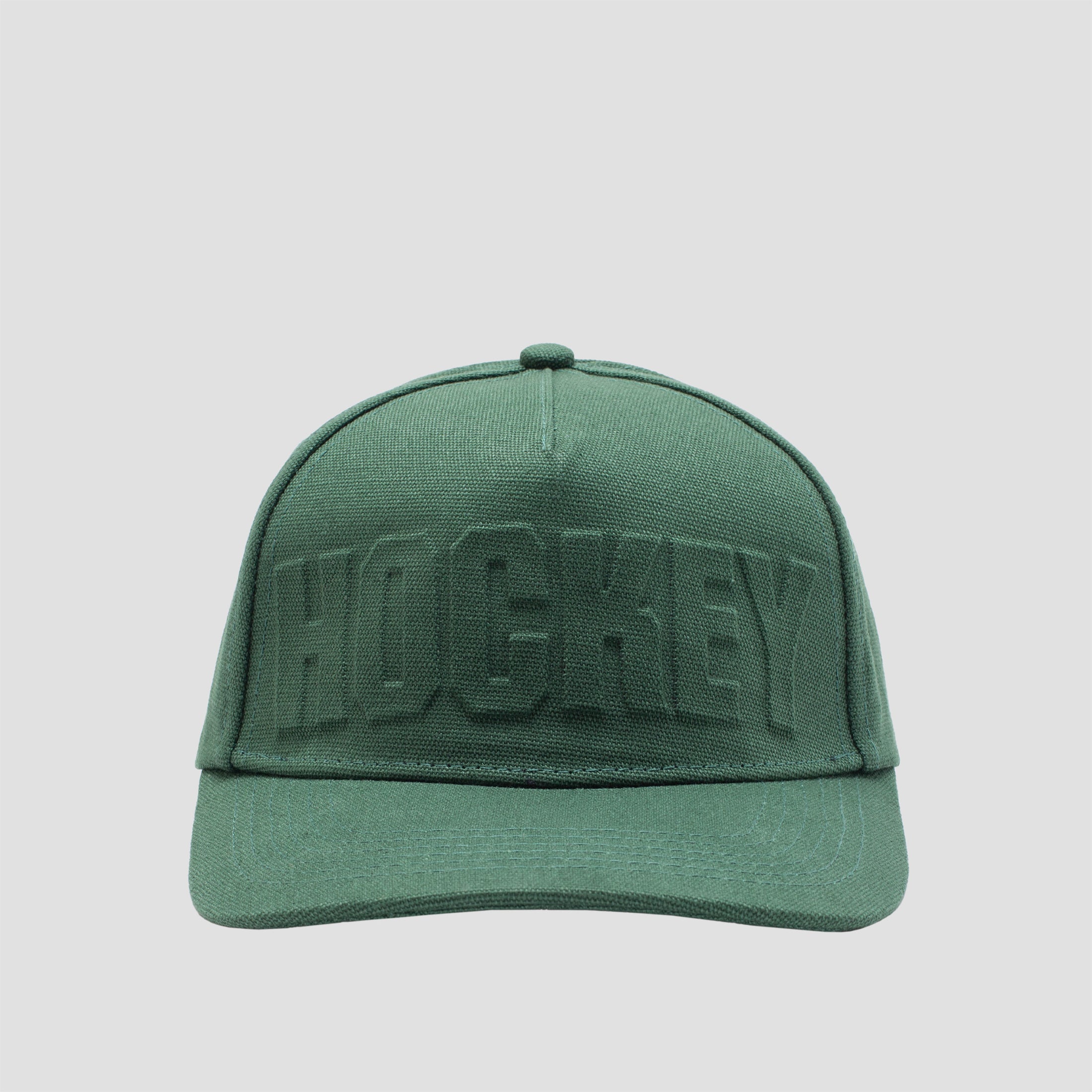 Hockey Embossed Hat Forest Canvas