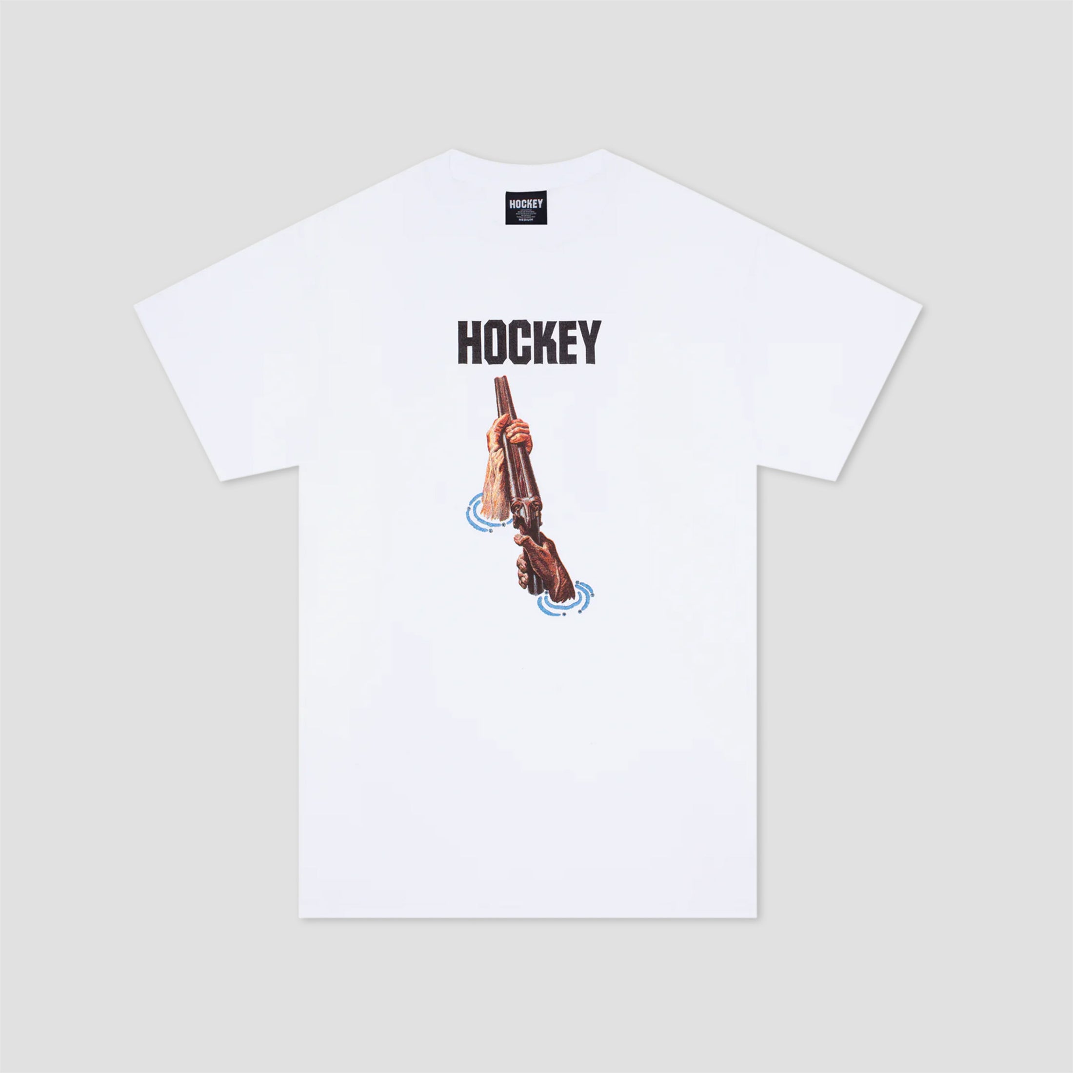 Hockey Shotgun T-Shirt White