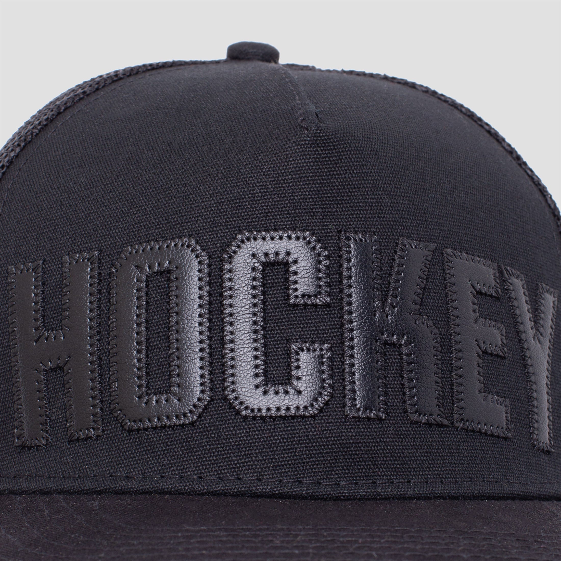 Hockey Truckstop Hat Black Patent Leather