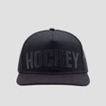 Load image into Gallery viewer, Hockey Truckstop Hat Black Patent Leather
