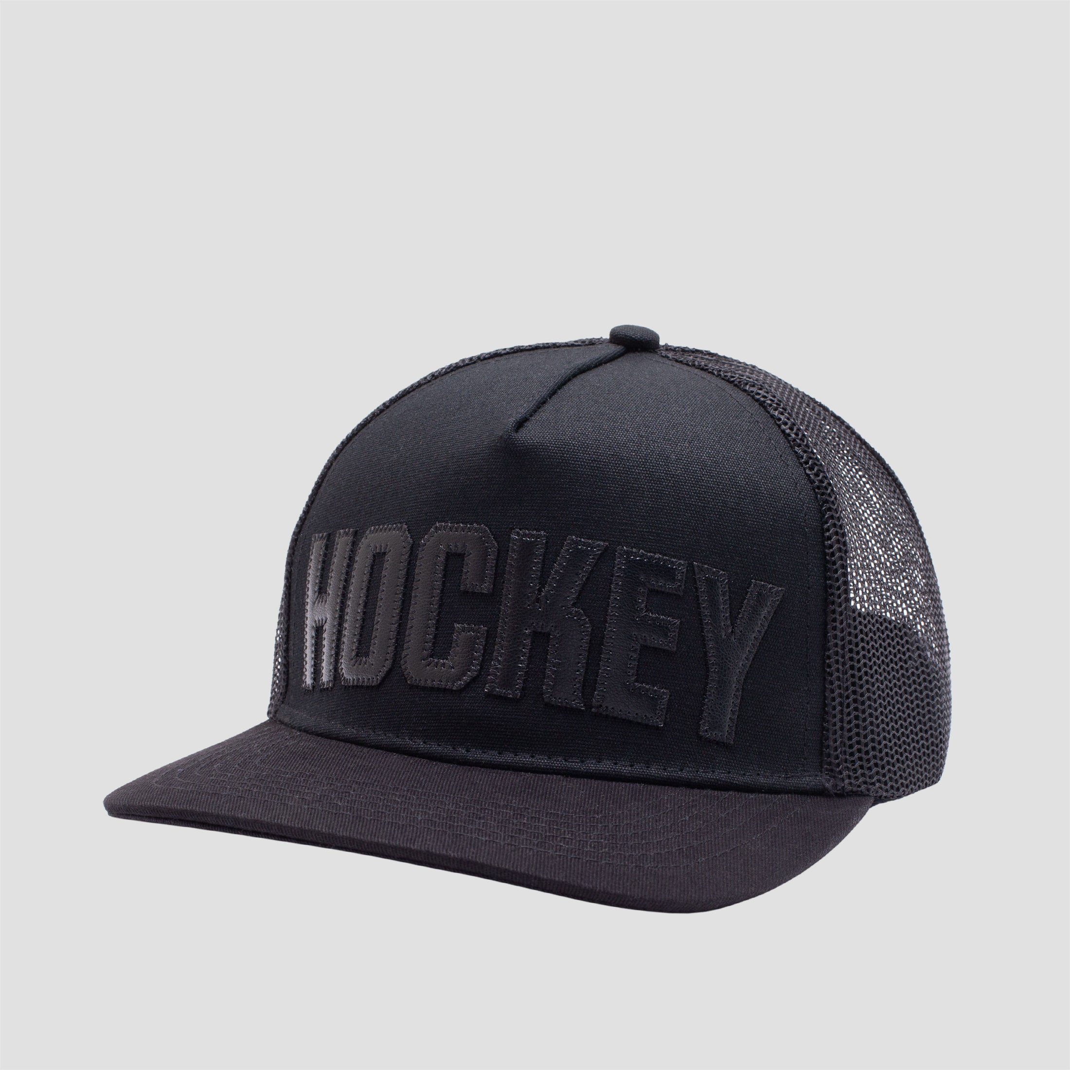 Hockey Truckstop Hat Black Patent Leather