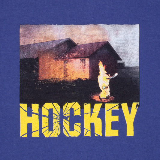 Hockey Windows Up T-Shirt True Blue