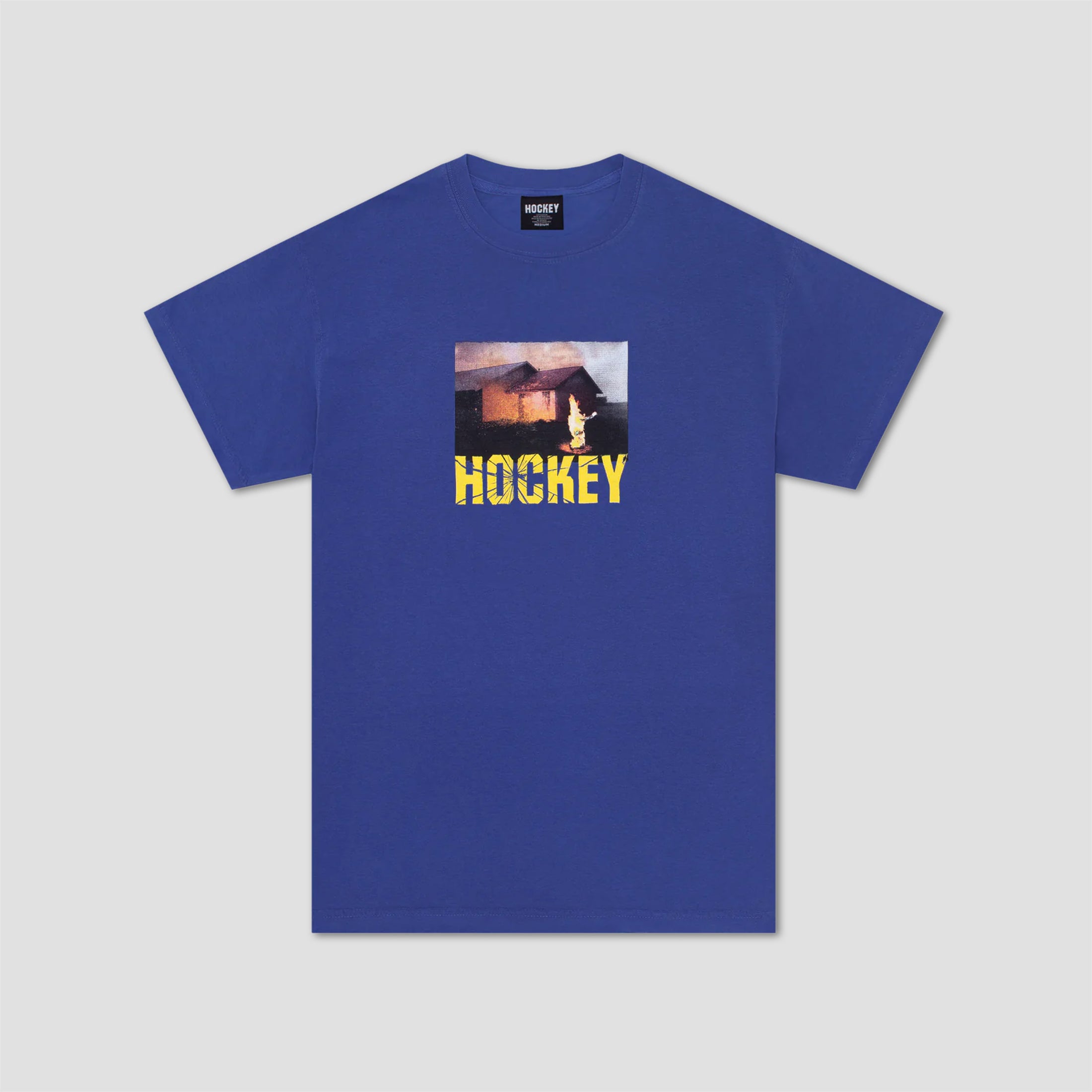 Hockey Windows Up T-Shirt True Blue