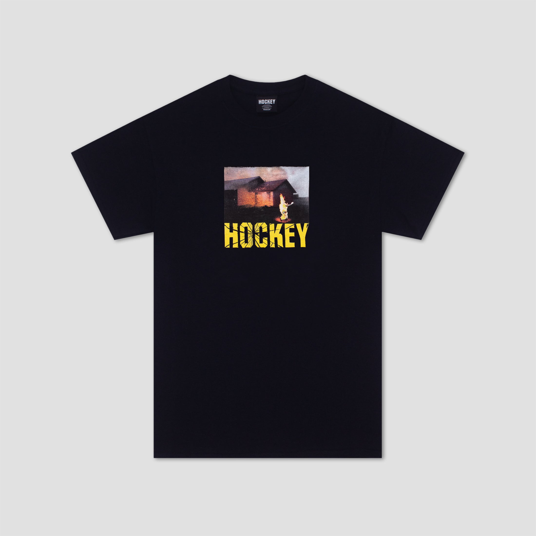 Hockey Windows Up T-Shirt Black