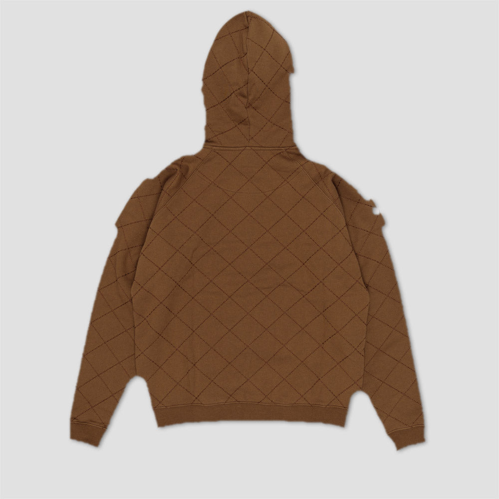 Dancer OG Diamond Stitch Hood Brown