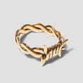 Load image into Gallery viewer, HUF Barbed Wire Ring Gold
