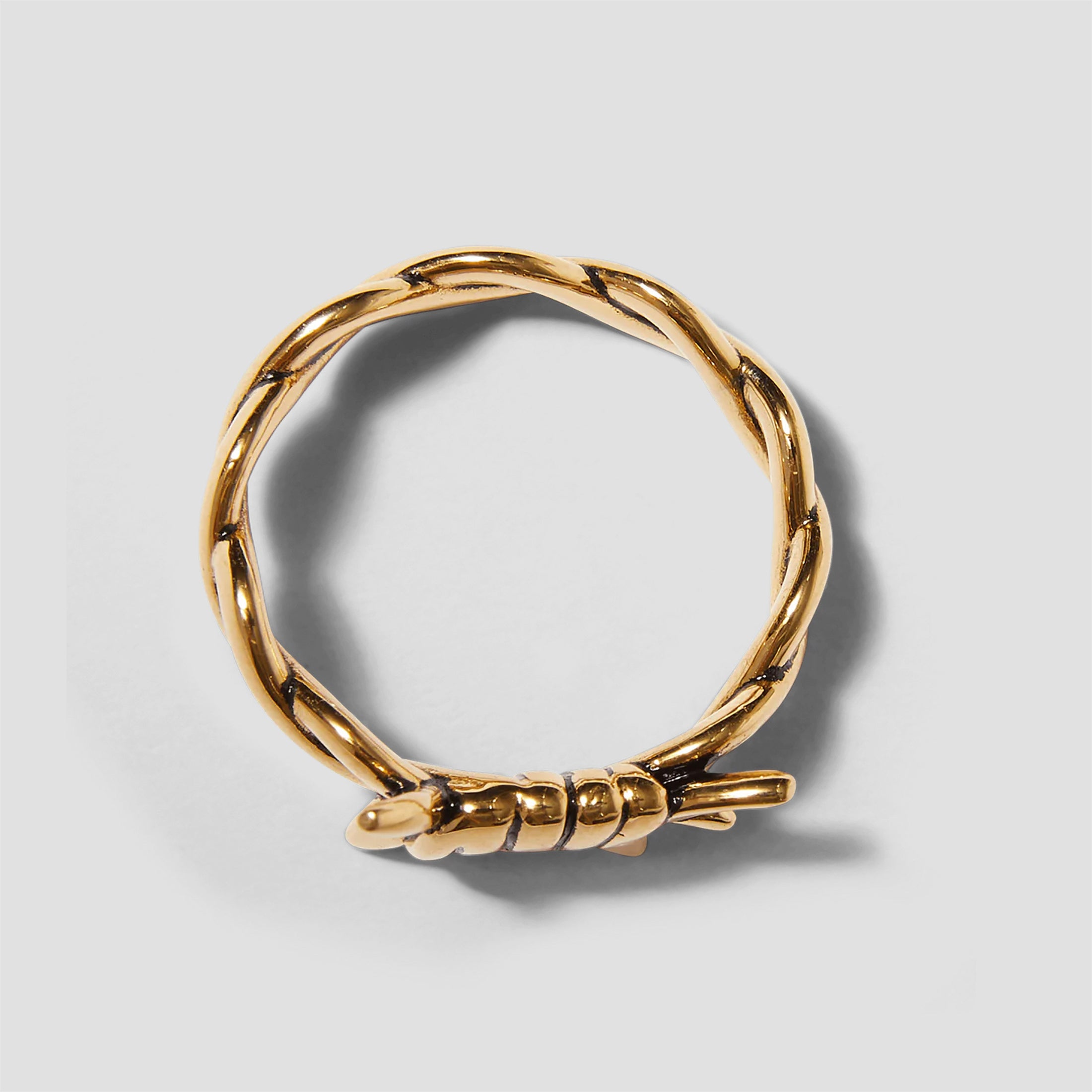 HUF Barbed Wire Ring Gold