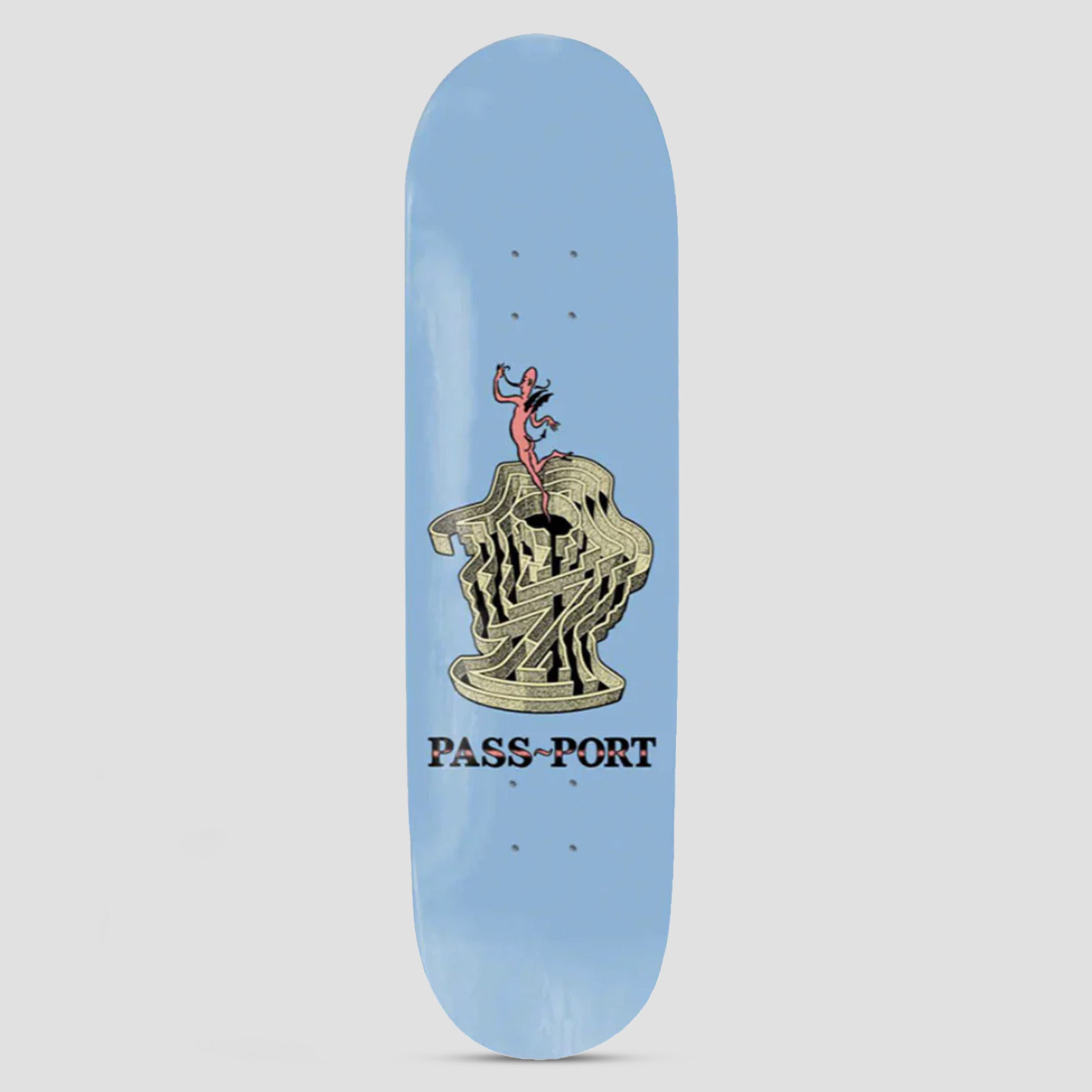 Passport 8.0 Maze Series Head Skateboard Deck