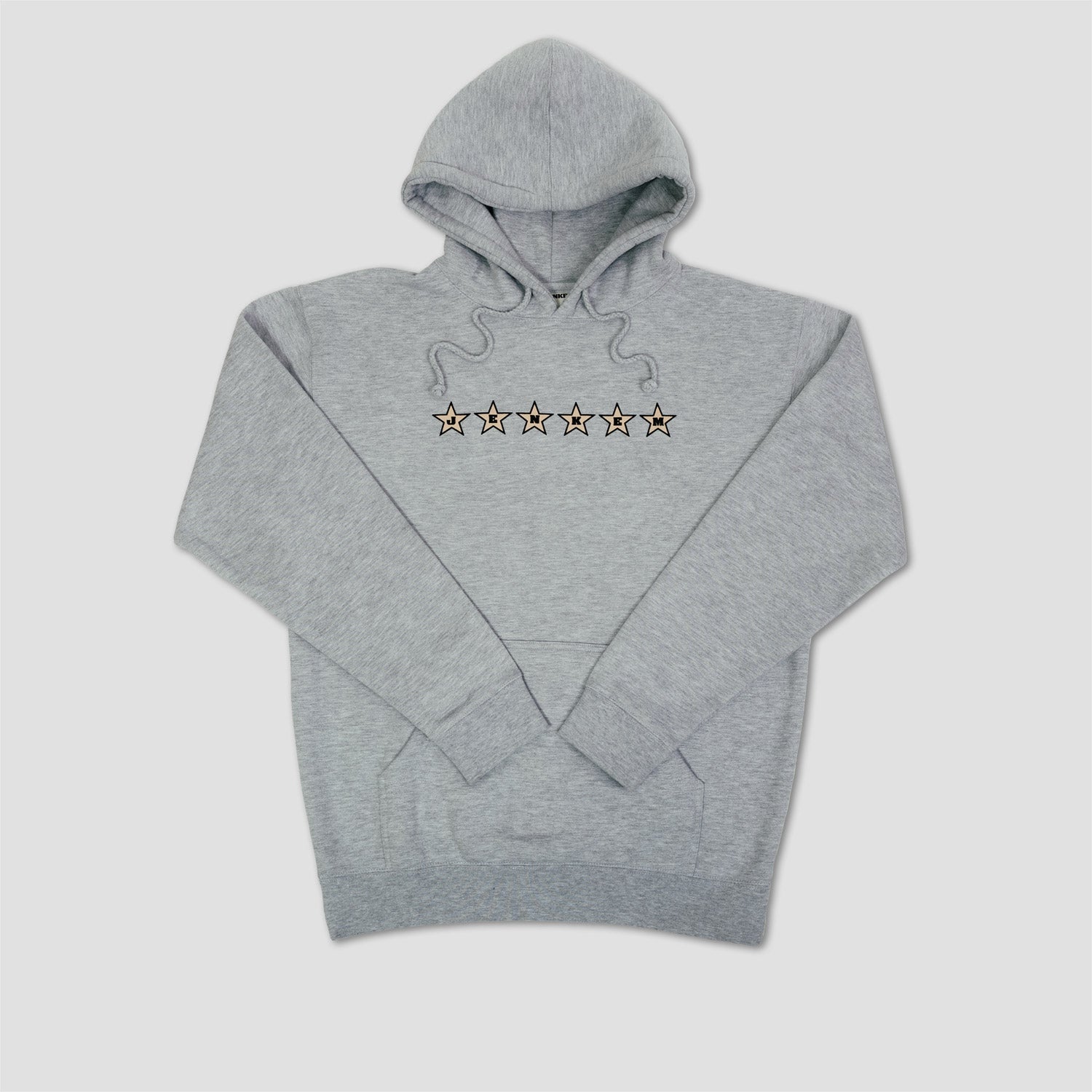 Jenkem 6 Star Hood Heather Grey