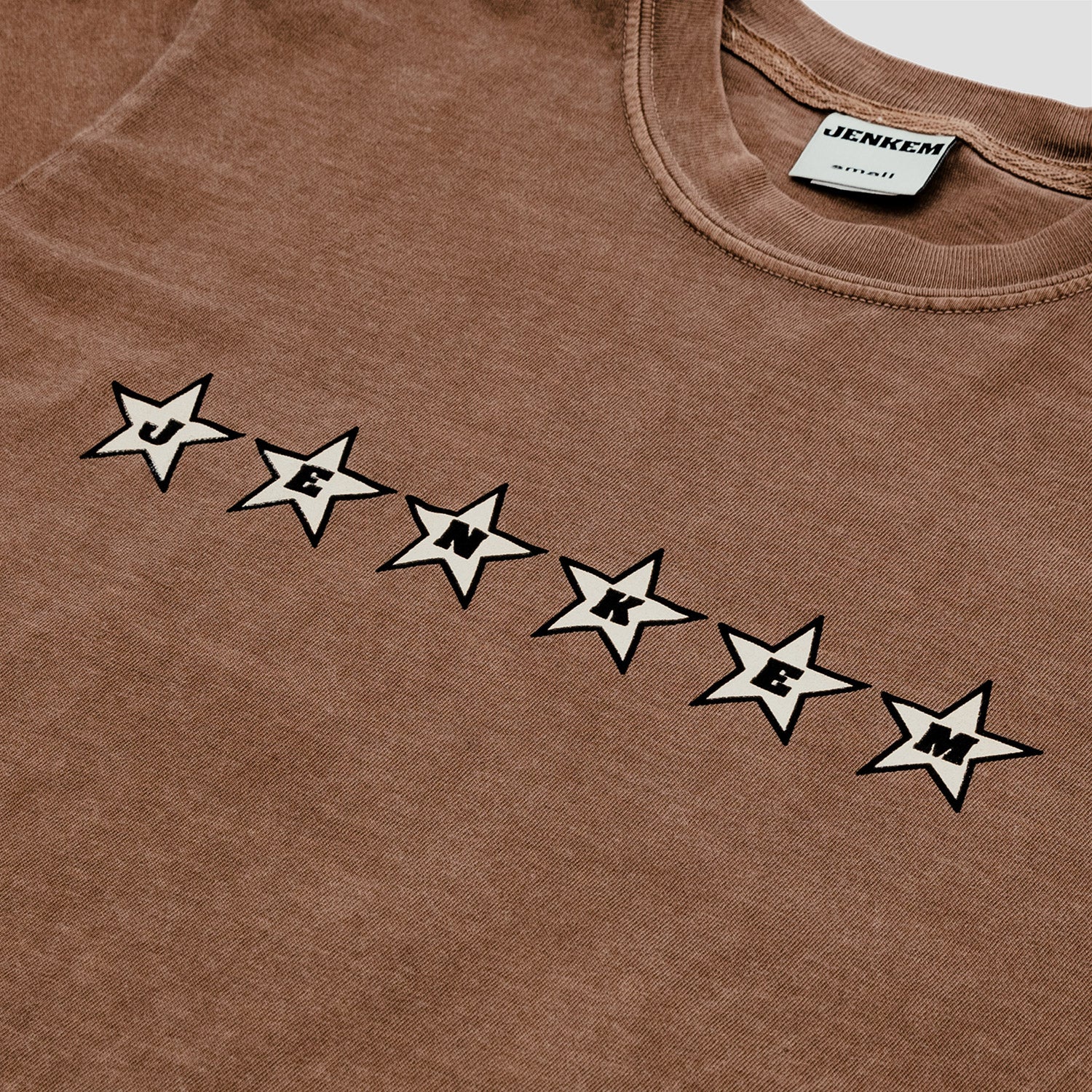 Jenkem 6 Star T-Shirt Burgundy