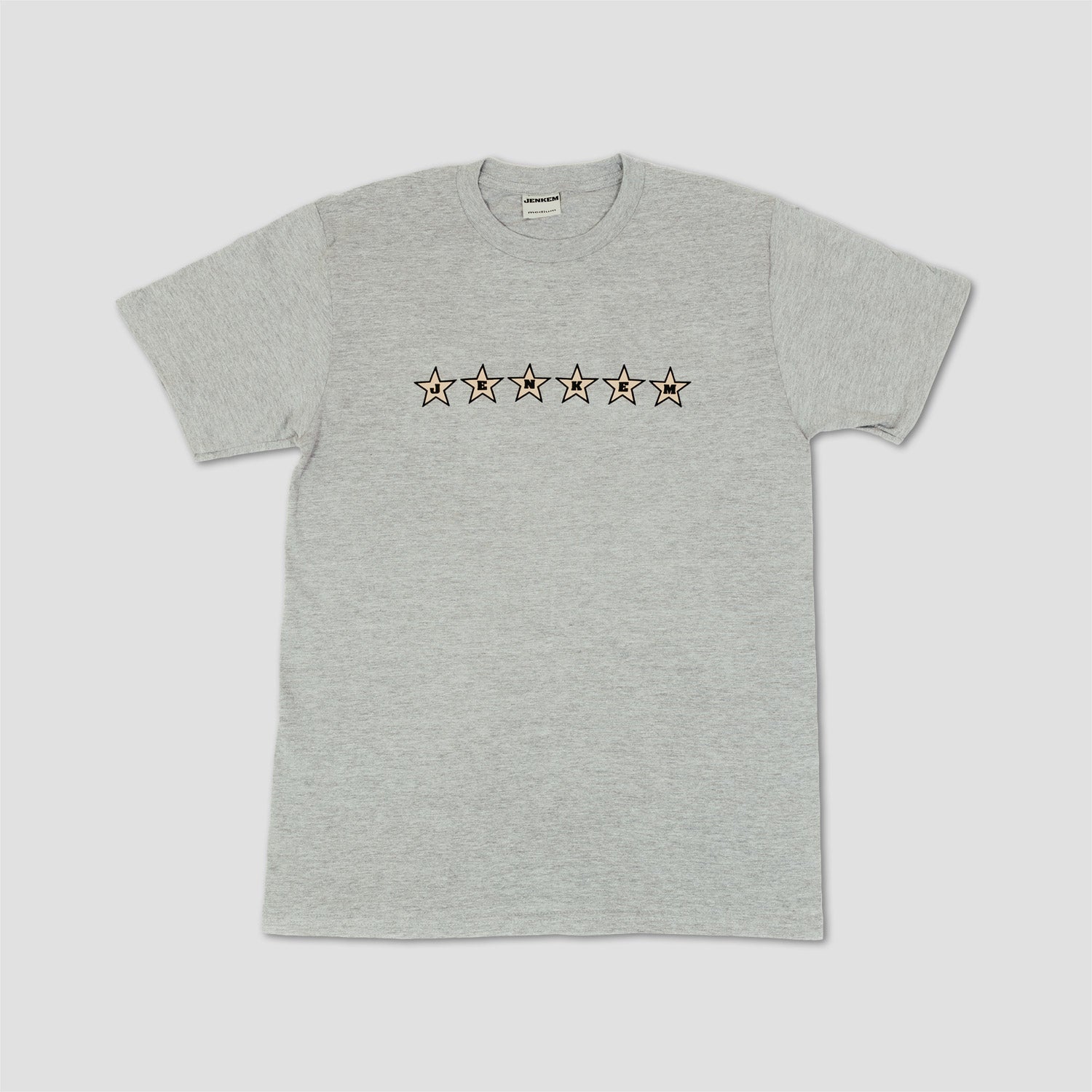 Jenkem 6 Star T-Shirt Heather Grey