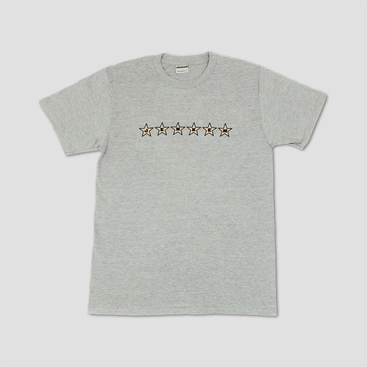 Jenkem 6 Star T-Shirt Heather Grey