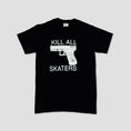 Load image into Gallery viewer, Jenkem Kill All Skaters T-Shirt Black
