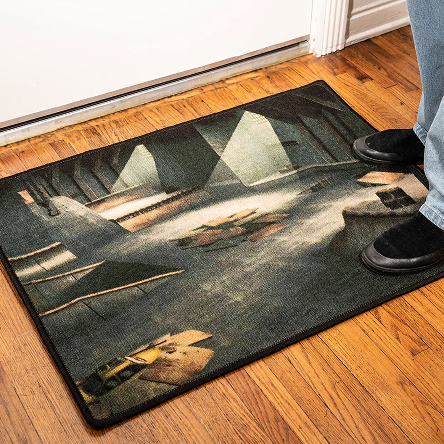 Jenkem The Warehouse Welcome Mat Black