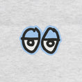 Load image into Gallery viewer, Krooked Strait Eyes T-Shirt Ash / Light Blue
