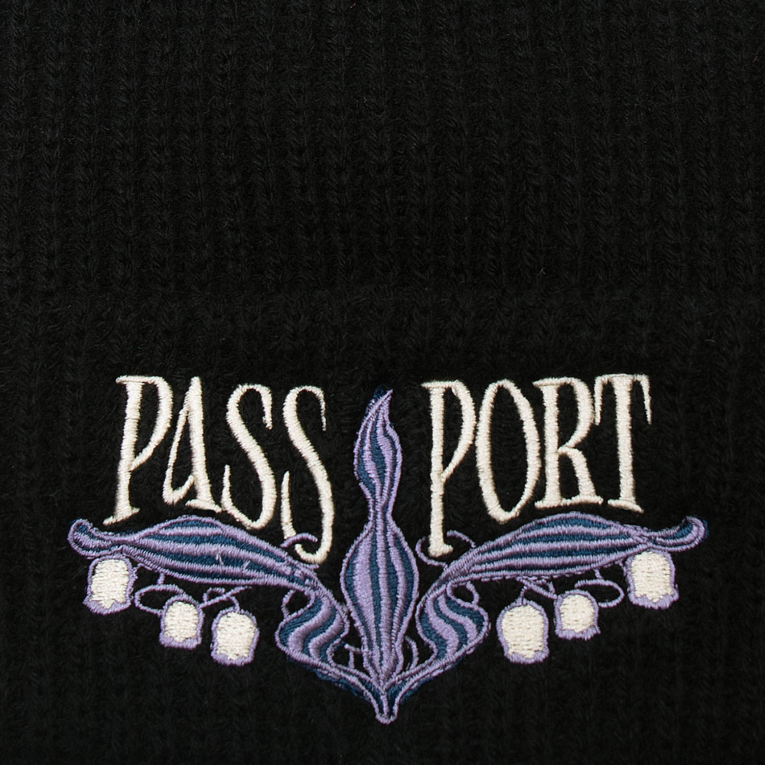 PassPort Lily of The Valley Beanie Black